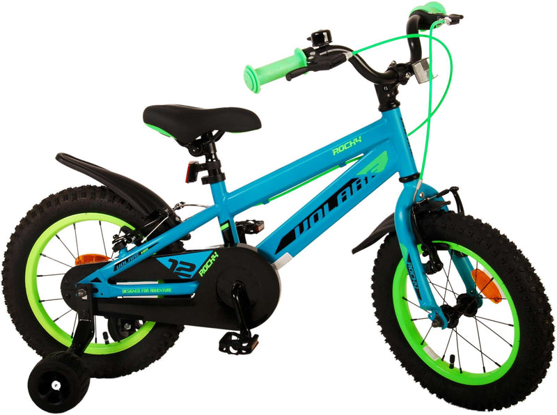 Load image into Gallery viewer, Volare Rocky Kinderfiets Jongens 14 inch Groen Twee handremmen