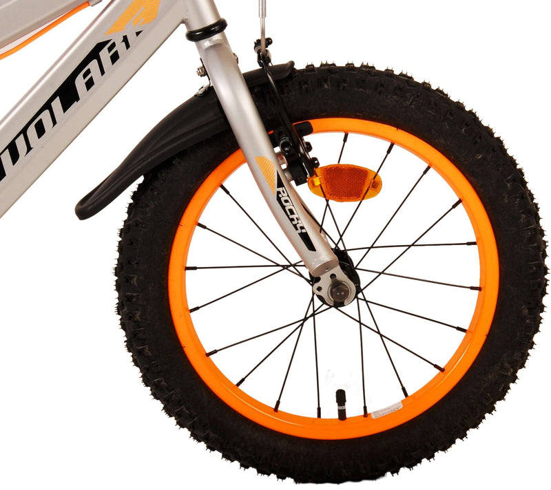 Load image into Gallery viewer, Volare Rocky Kinderfiets Jongens 16 inch Grijs Twee handremmen