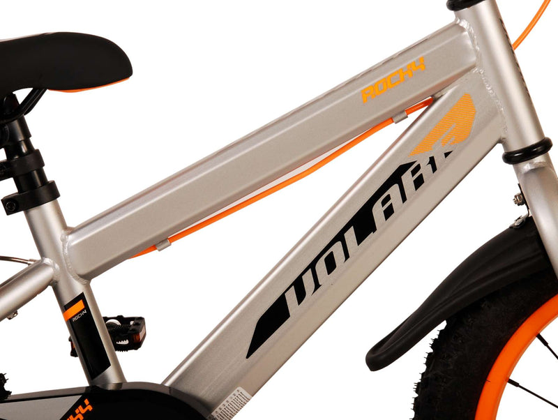 Load image into Gallery viewer, Volare Rocky Kinderfiets Jongens 16 inch Grijs Twee handremmen