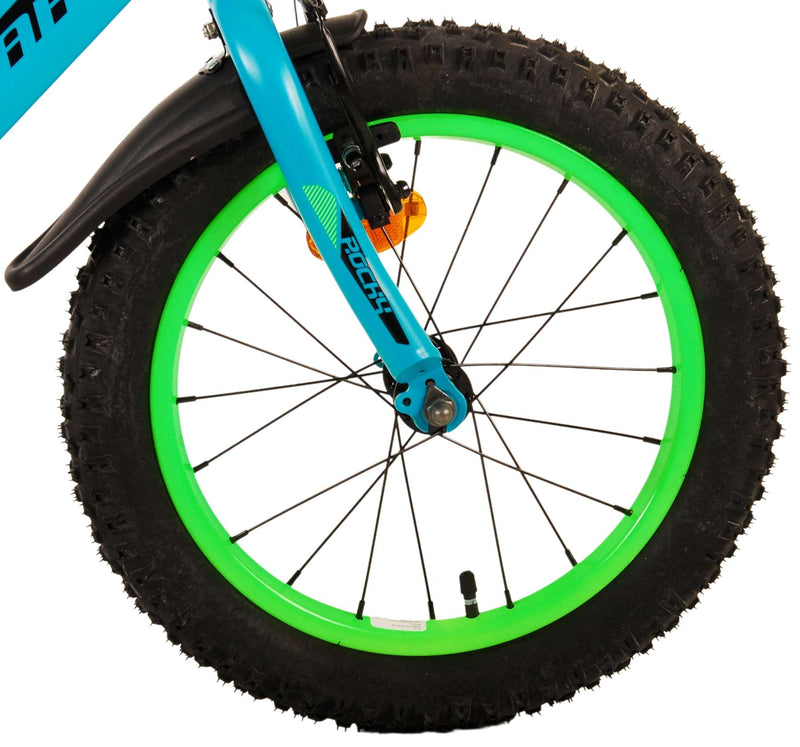 Load image into Gallery viewer, Volare Rocky Kinderfiets Jongens 16 inch Groen Twee handremmen