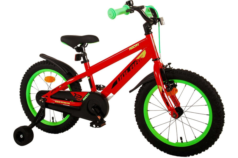 Afbeelding laden in galerijviewer, Volare Rocky Kinderfiets - Jongens - 16 inch - Rood