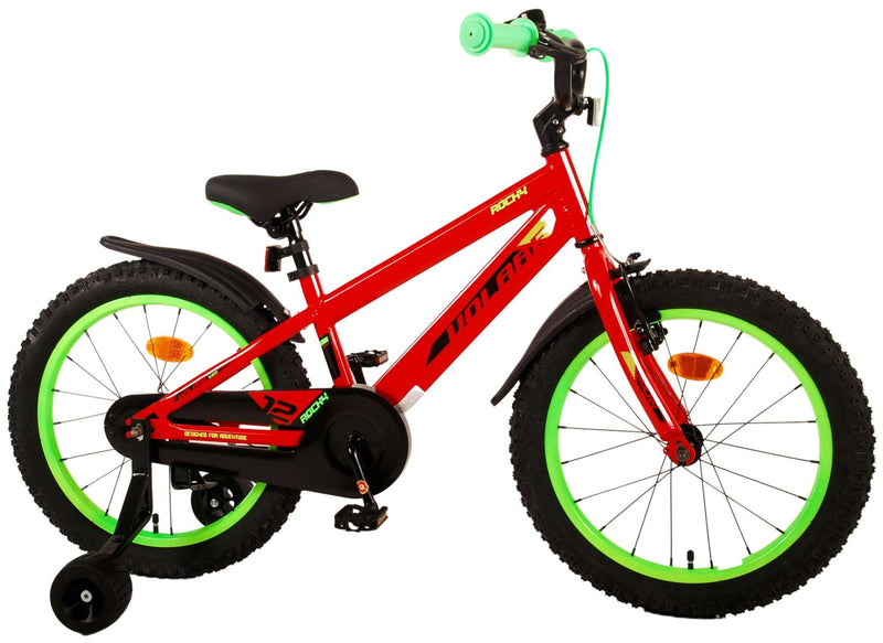 Load image into Gallery viewer, Volare Rocky Kinderfiets - Jongens - 18 inch - Rood