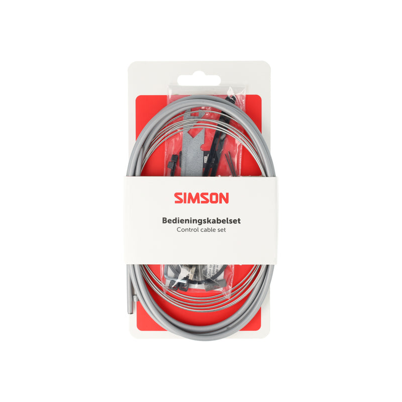 Afbeelding laden in galerijviewer, Simson versnellingskabelset nexus 4 7 8 rvs - grijs