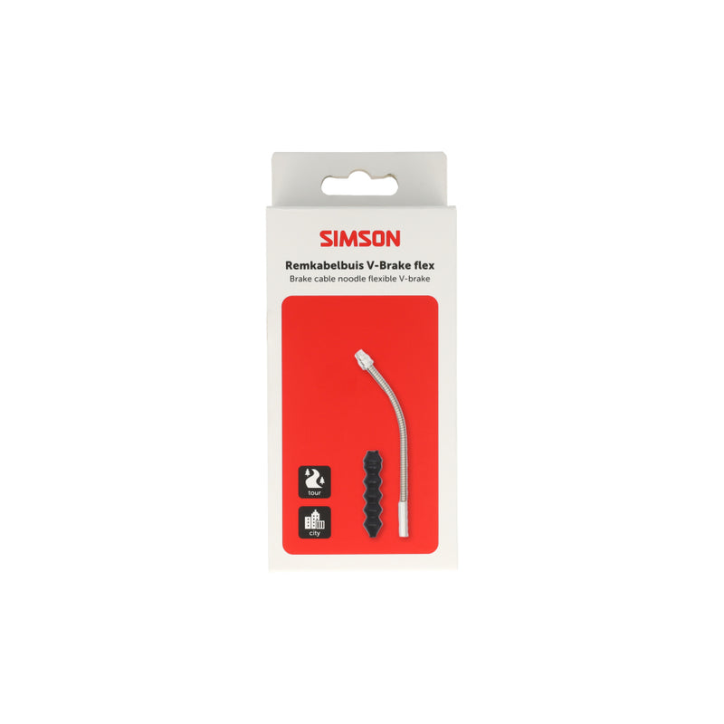 Cargue la imagen en el visor de la galería, Simson remkabelbuis v-brake flexibel incl. rubber