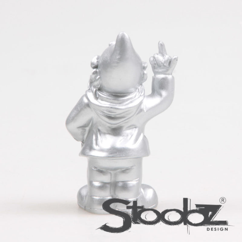 Cargue la imagen en el visor de la galería, Stoobz design stoobz kabouter f*ck you zilver 10cm