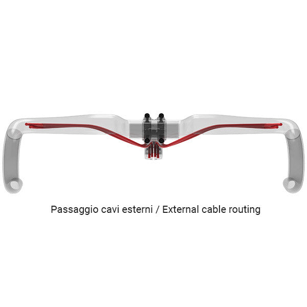 Load image into Gallery viewer, Deda Stuurbocht Gera Gravel 440mm POB 31,7mm carbon