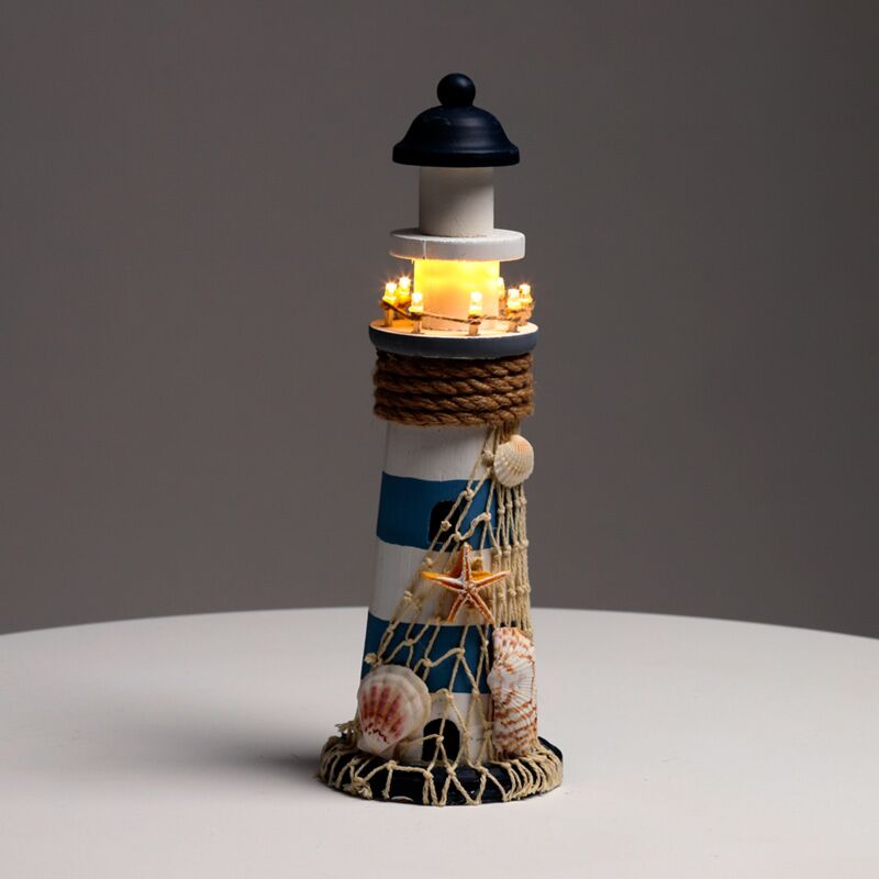 ギャラリービューアに画像をロードする, Strandsouvenir - vuurtoren schelpen led-licht