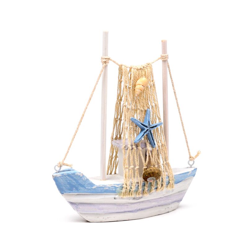 Chargez l'image dans la visionneuse de la galerie, Strandsouvenir - zeilboot blauw ster