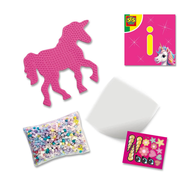 Afbeelding laden in galerijviewer, Ses unicorn - strijkkralen