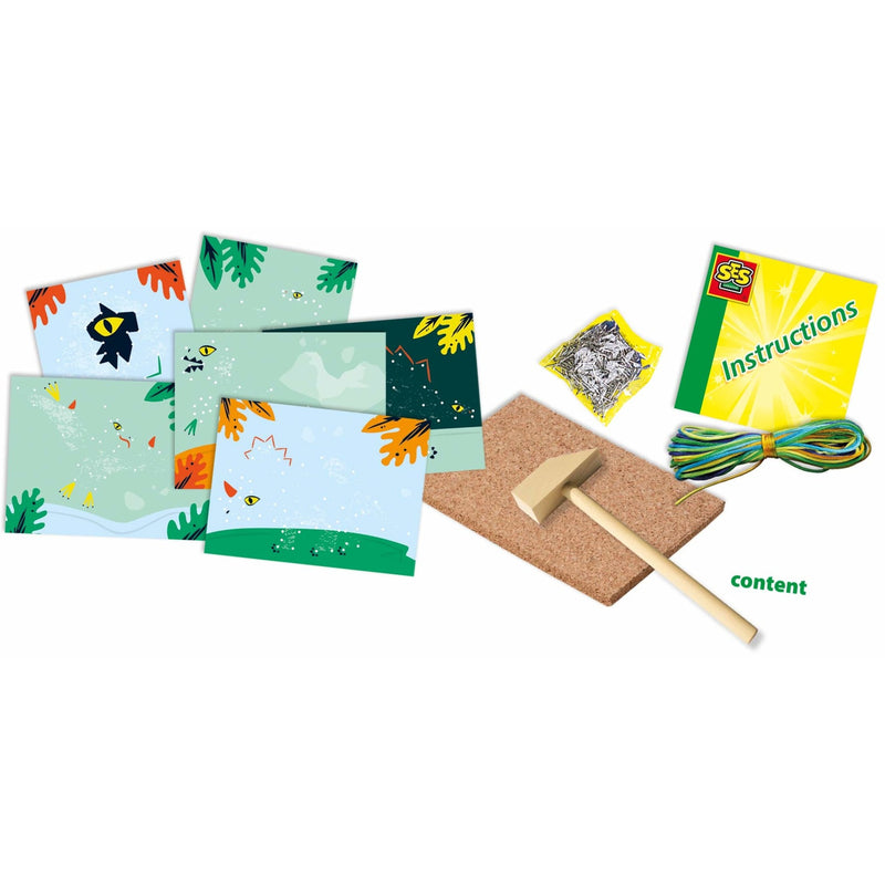 Load image into Gallery viewer, SES Hamertje Tik String Art Dino
