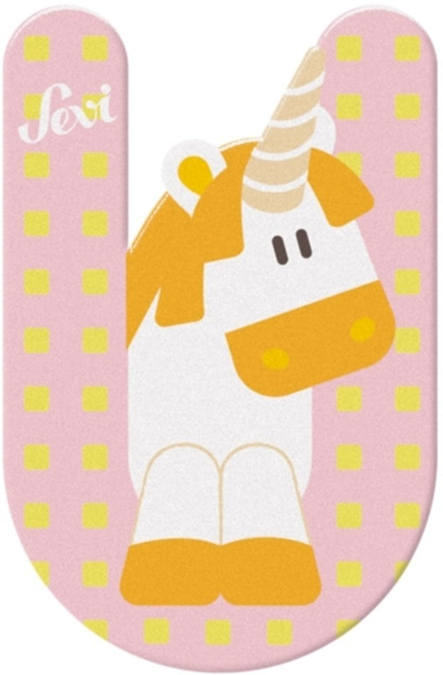 Load image into Gallery viewer, Sevi letter u unicorn: 10 cm (83021)