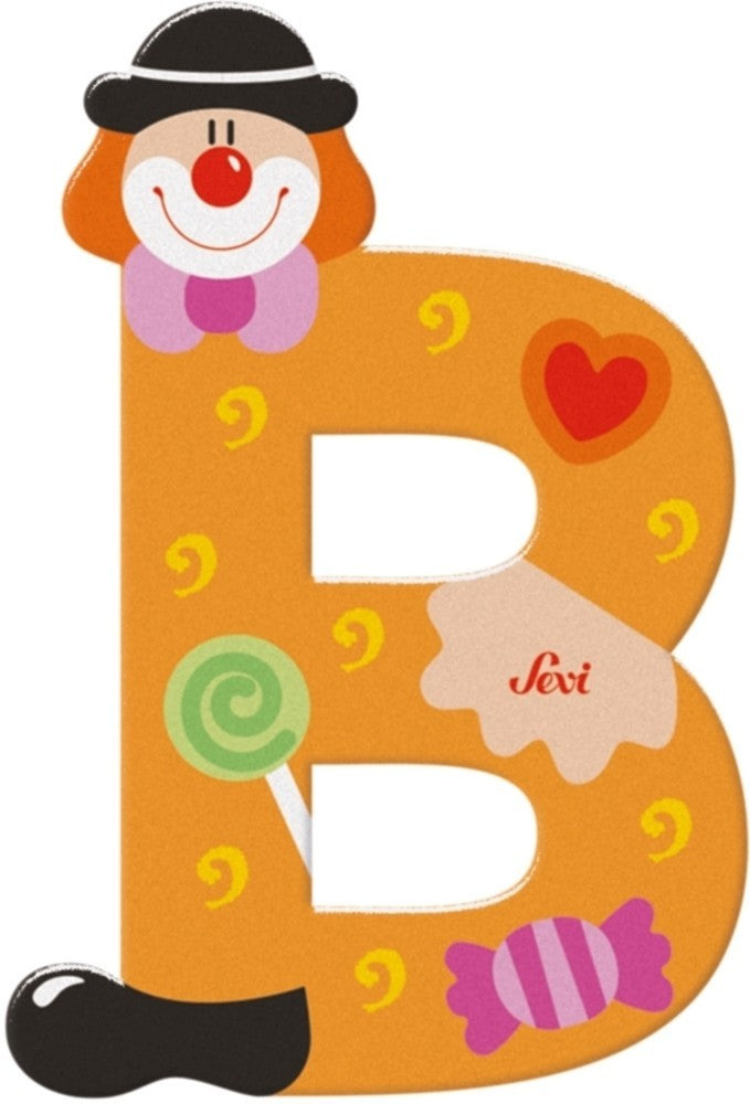 Load image into Gallery viewer, Sevi letter clown b: 10 cm (81738)