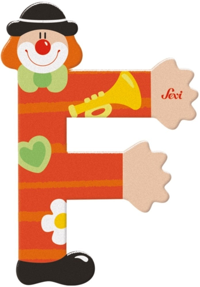 Laden Sie das Bild in Galerie -Viewer, Sevi letter clown f: 10 cm (81742)