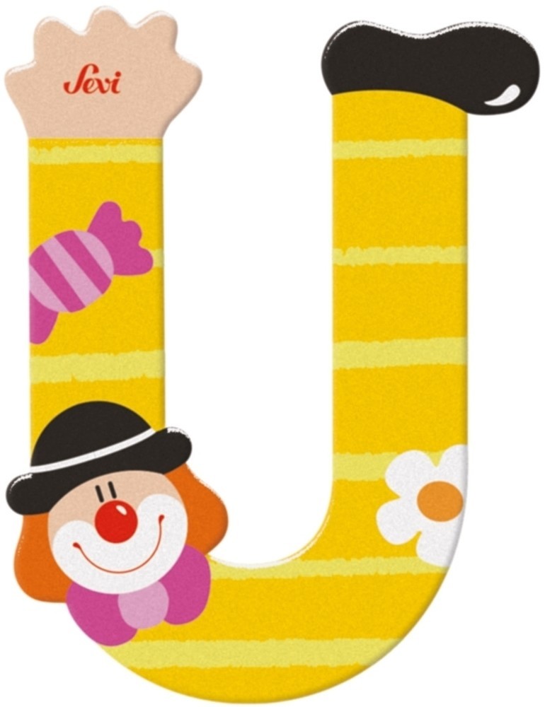 Cargue la imagen en el visor de la galería, Sevi letter clown u: 10 cm (81757)