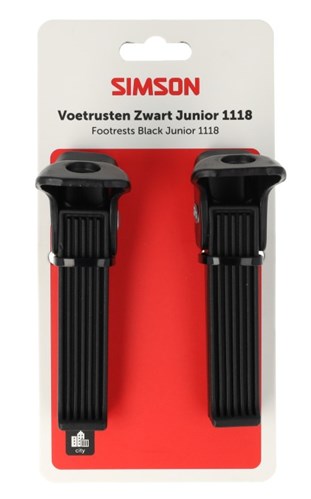 Chargez l'image dans la visionneuse de la galerie, Simson voetrusten zwart 1118 op as