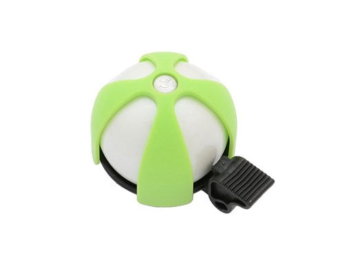 Load image into Gallery viewer, Simson fietsbel Sport wit-lime op kaart