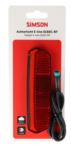 Load image into Gallery viewer, Simson aurora achterlicht e-line e150c-bt