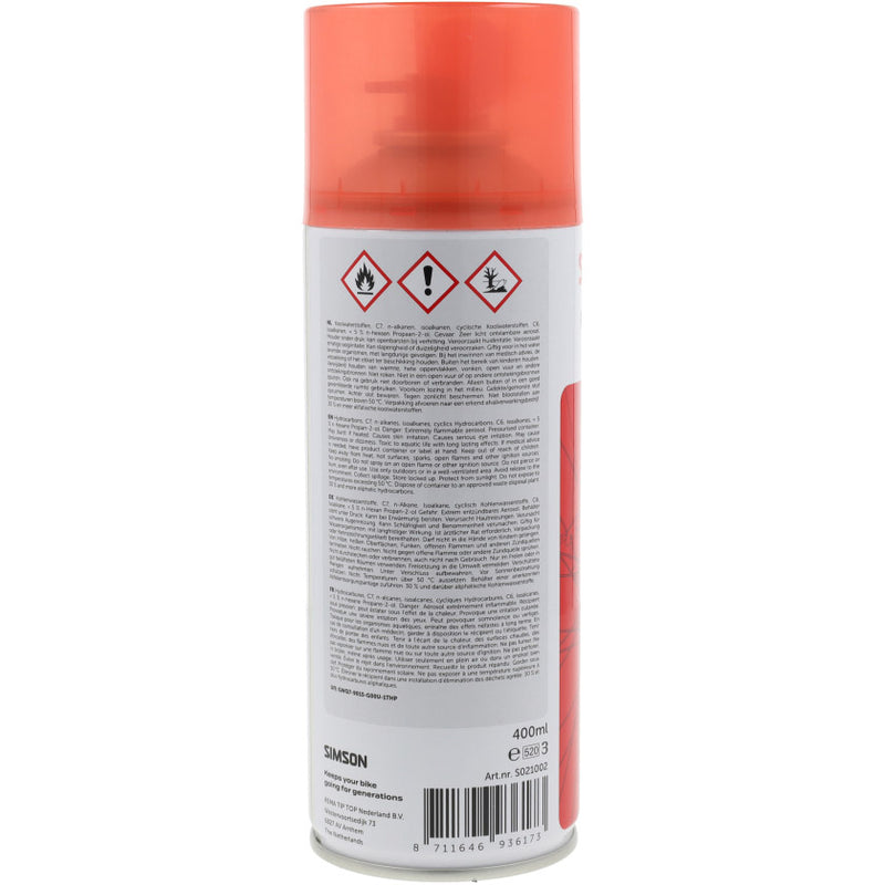 Afbeelding laden in galerijviewer, Simson remreiniger spray 400ml