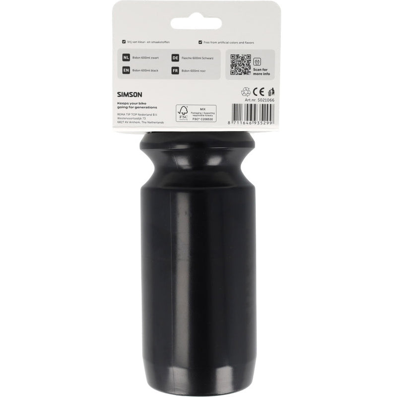 Afbeelding laden in galerijviewer, Simson bidon 600ml zwart