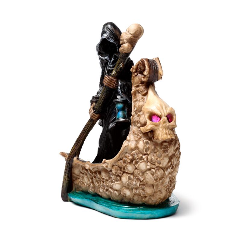 Cargue la imagen en el visor de la galería, The reaper of death led boat of skulls