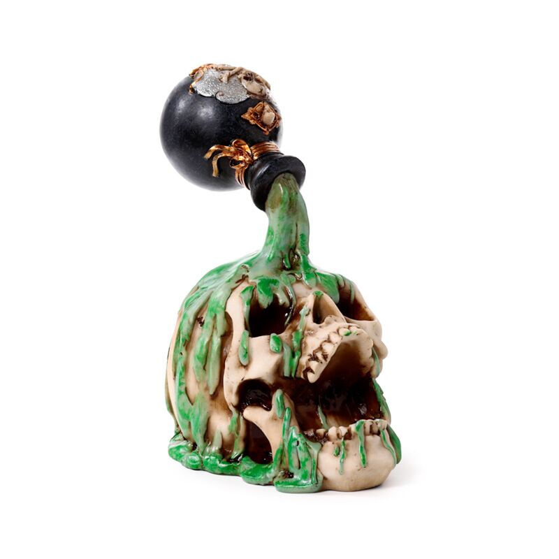 ギャラリービューアに画像をロードする, Schreeuwende schedel met groen drankje