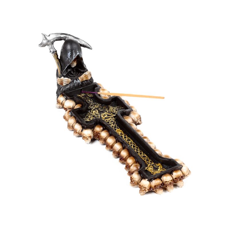 Laden Sie das Bild in Galerie -Viewer, The reaper dood kruis wierookhouder