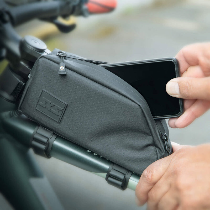 Afbeelding laden in galerijviewer, Sks frametas urban toptube bag bovenbuis 0,65l zwart