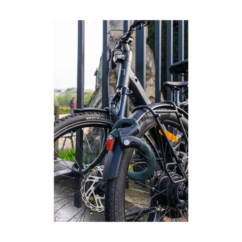 Afbeelding laden in galerijviewer, Abus fietsslot kettingslot - infinity loop 1806 - security level 6 - groen - 140 cm - geschikt voor elektrische fietsen en stadsfietsen