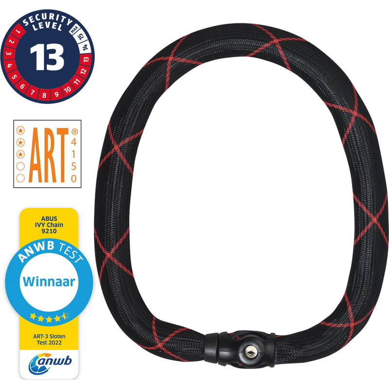 Load image into Gallery viewer, Abus Ivy Chain 9210 140 - ART3 - 140cm - Zwart