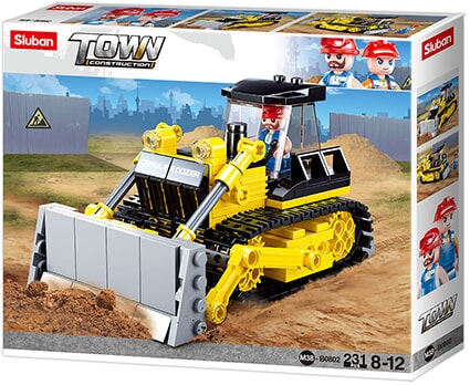 Load image into Gallery viewer, Sluban construction bulldozer (m38-b0802)