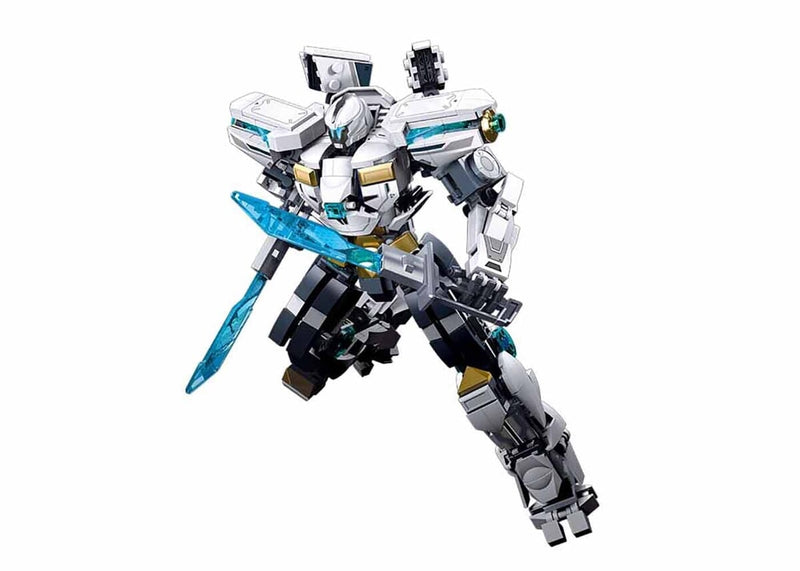 Load image into Gallery viewer, Sluban p.r. mecha wit grijs (m38-b1151)