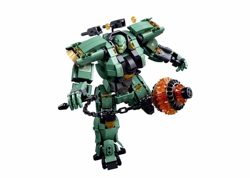 Load image into Gallery viewer, Sluban p.r. mecha groen zwart (m38-b1153)