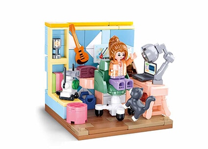 Load image into Gallery viewer, Sluban girl's dream studeerkamer girl's dream (m38-b1016b)