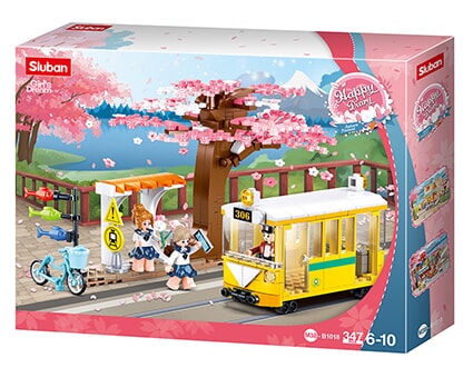 Load image into Gallery viewer, Sluban tramhalte girl's dream (m38-b1018)