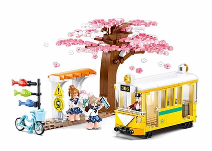 Load image into Gallery viewer, Sluban tramhalte girl's dream (m38-b1018)