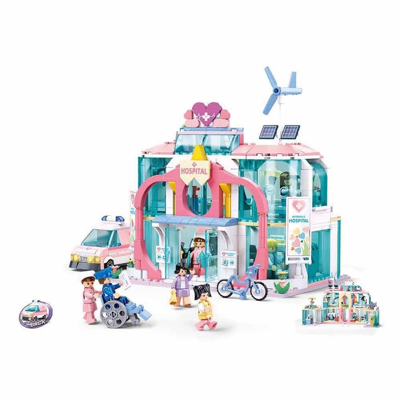 Load image into Gallery viewer, Sluban metropolis doctor-dream city hospital(pull back) (m38-b1216)