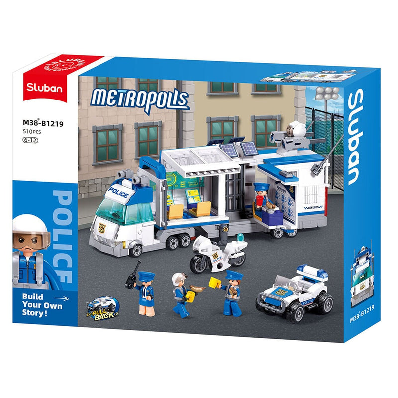 Load image into Gallery viewer, Sluban metropolis police-invasion the command vehicle (m38-b1219)