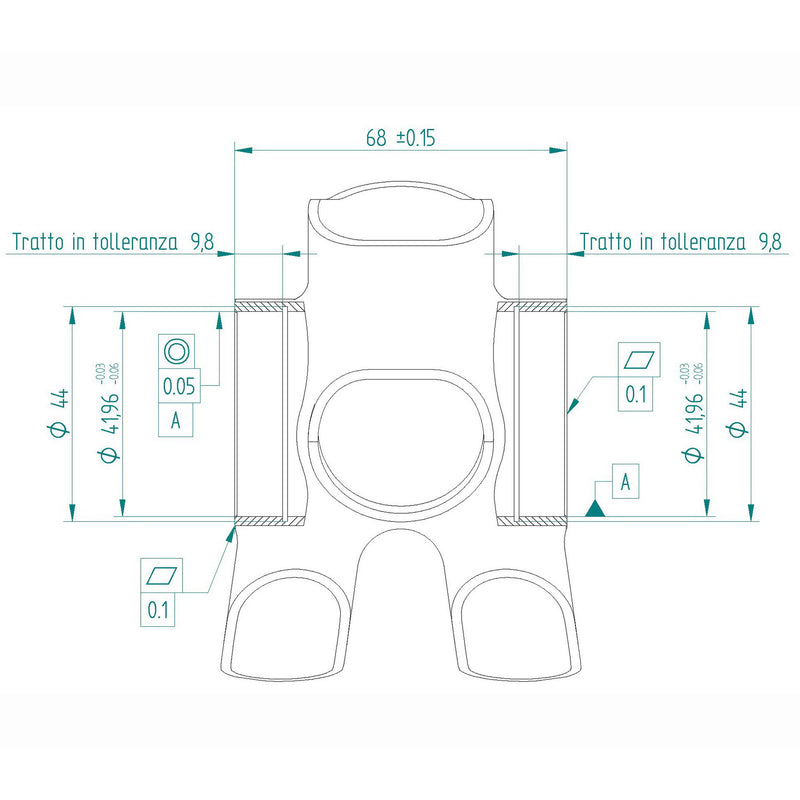 Load image into Gallery viewer, Miche bracketas press-fit 68 x 42mm evo max