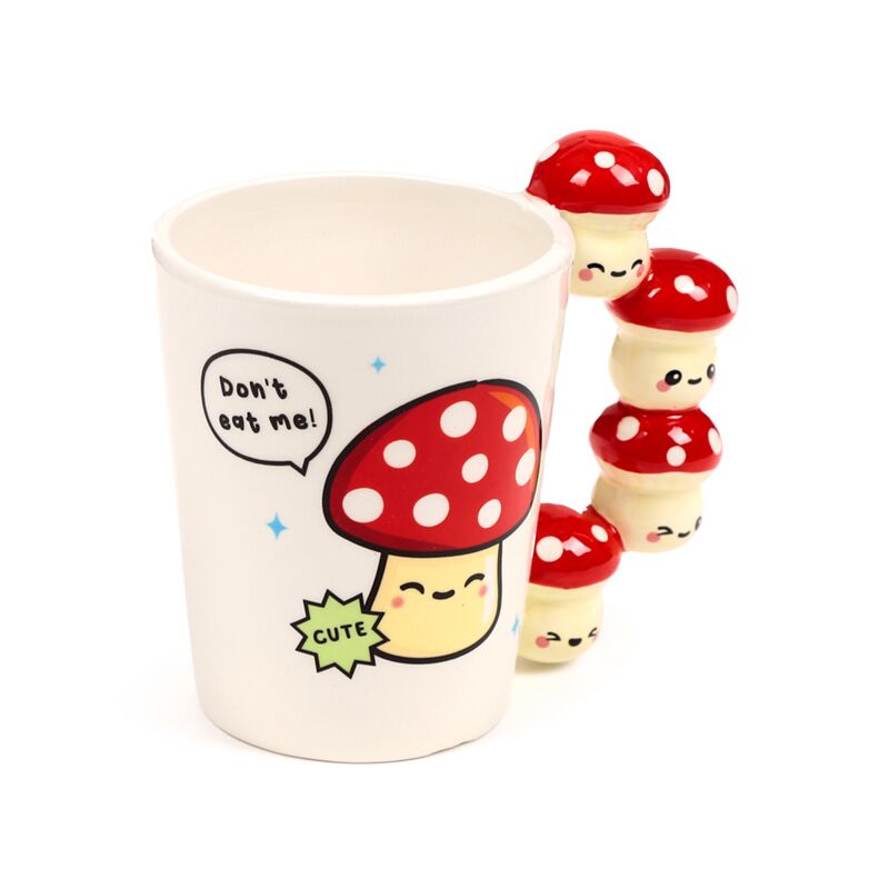 ギャラリービューアに画像をロードする, Schattige paddestoel gevormd handvat mok