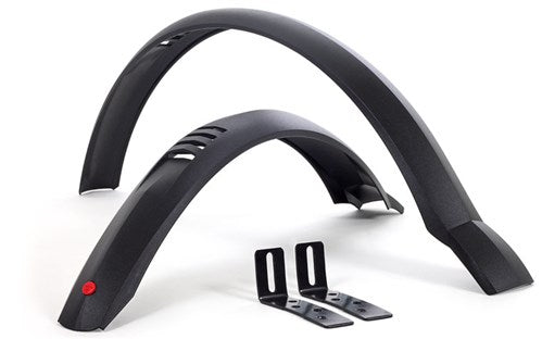 Afbeelding laden in galerijviewer, spatbordset Taipan MTB 20 inch 50 mm zwart