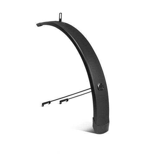 Load image into Gallery viewer, Eurofender voorspatbord 20 inch 65mm urban arrow mat zwart tempo square