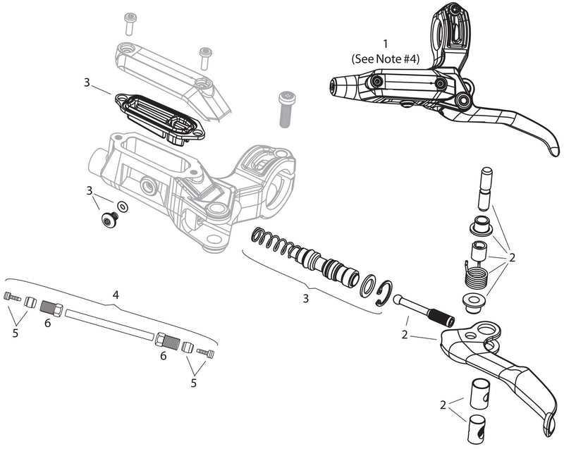 Load image into Gallery viewer, Sram scheibenbremse db4 disc brakes db4 right matt black
