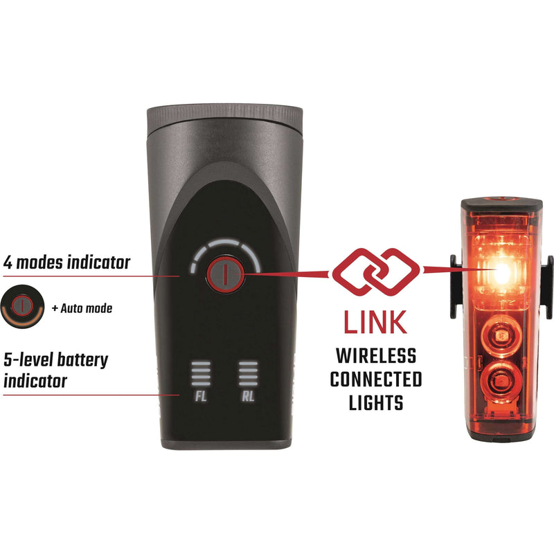 Load image into Gallery viewer, Verlichtingset Sigma Aura 100 USB koplamp + Blaze Link achterlicht