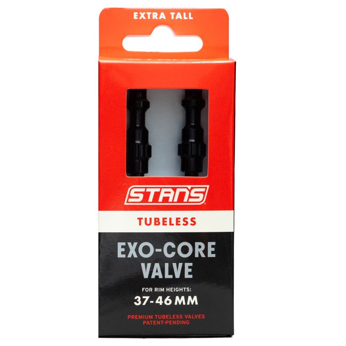 Afbeelding laden in galerijviewer, Stans stan's tubeless exo-core valves - extra tall - black