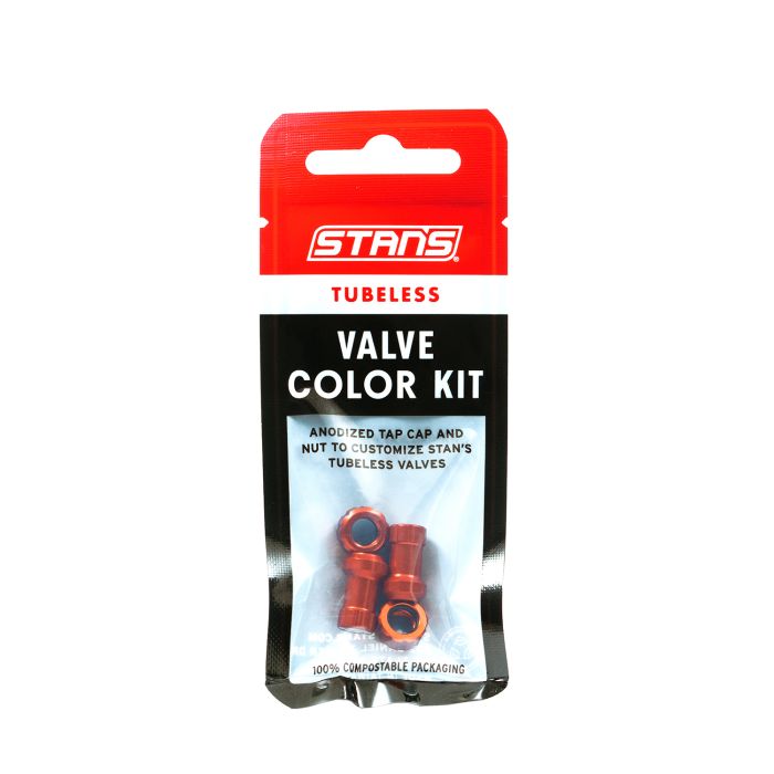 Afbeelding laden in galerijviewer, Stan's tubeless valve color kit - orange