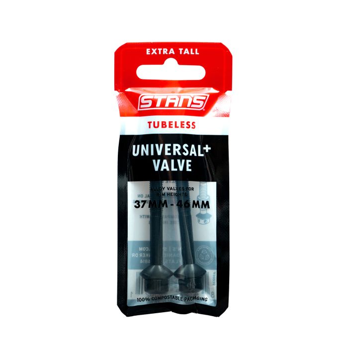 Afbeelding laden in galerijviewer, Stans stan's tubeless universal+ valves - extra tall - black