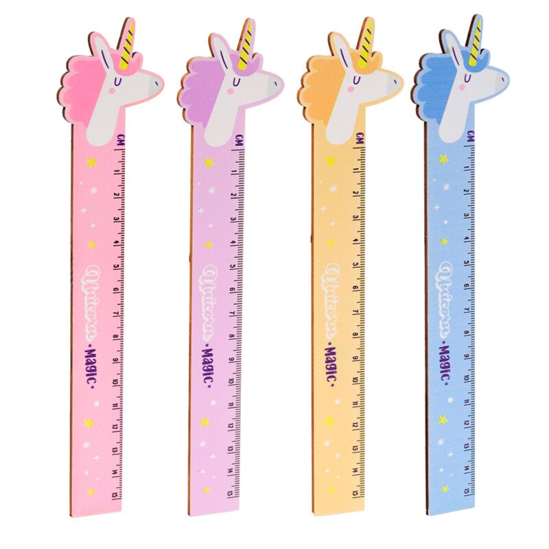 Laden Sie das Bild in Galerie -Viewer, Unicorn magic houten liniaal 15cm