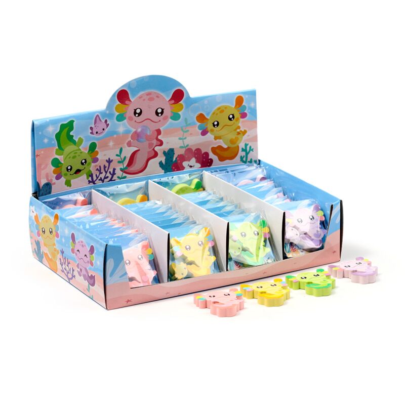 Cargue la imagen en el visor de la galería, Set van 2 axolotl (salamander) gummen
