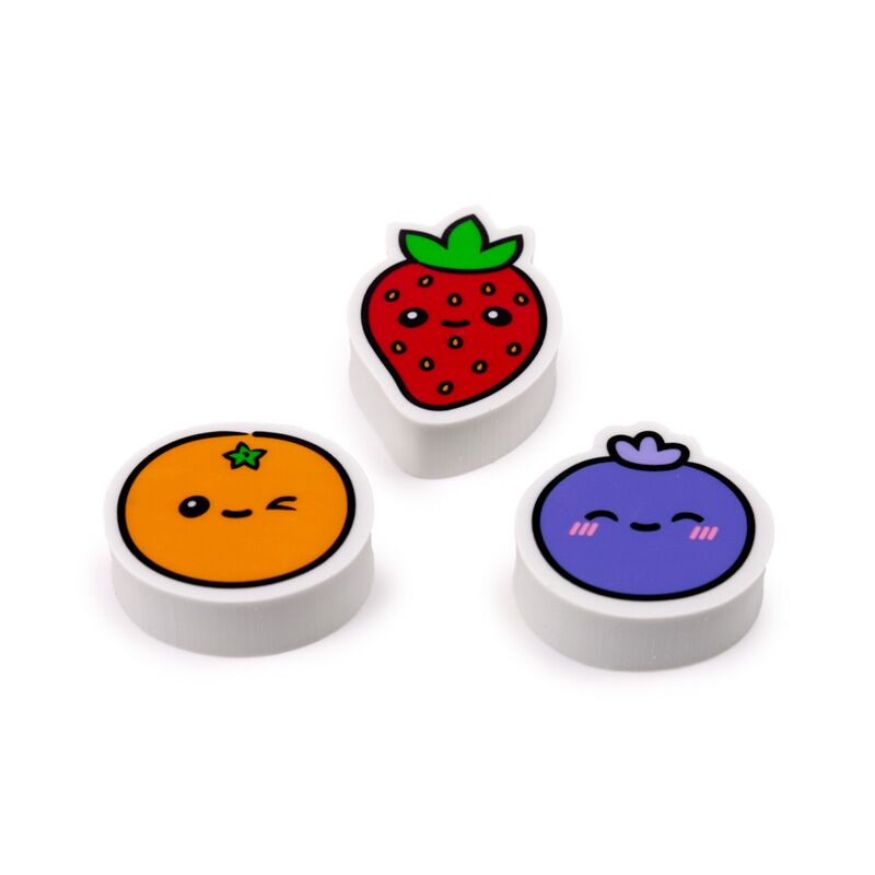 Laden Sie das Bild in Galerie -Viewer, Set van 3 foodiemals fruit gummen