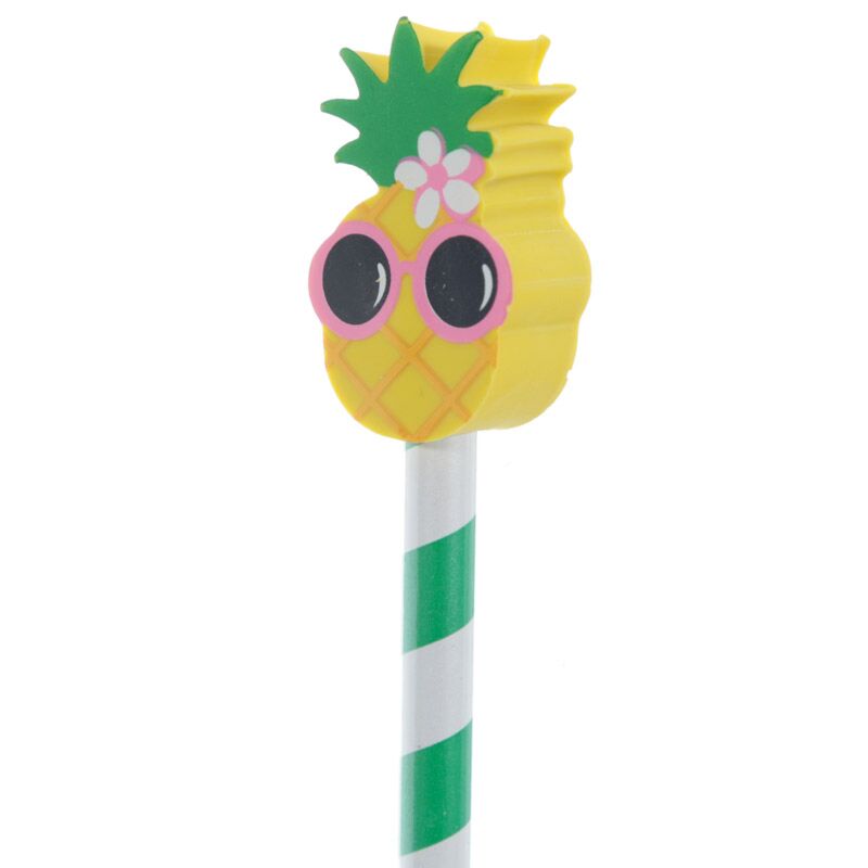 ギャラリービューアに画像をロードする, Flamingo en ananas - gum potlood